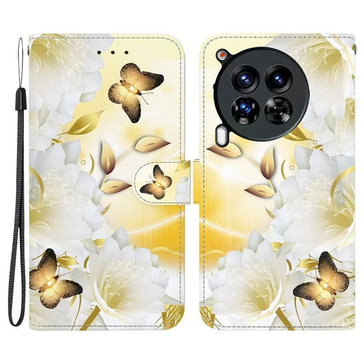 For TECNO Camon 30 Premier 5G Stand Wallet Case Pattern Print Leather Phone Cover