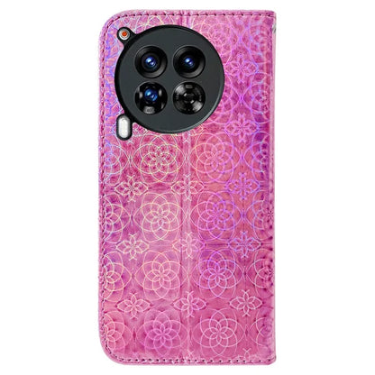 For TECNO Camon 30 Premier 5G Case Dazzling Flower Protective PU Leather Stand Phone Cover