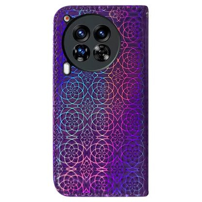 For TECNO Camon 30 Premier 5G Case Dazzling Flower Protective PU Leather Stand Phone Cover