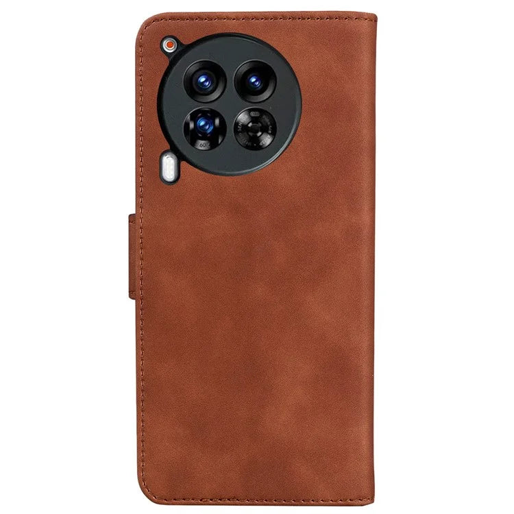 For TECNO Camon 30 Premier 5G Phone Case Solid Color Leather Phone Cover with Stand