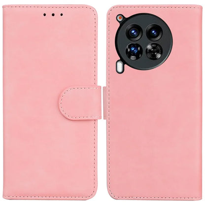 For TECNO Camon 30 Premier 5G Phone Case Solid Color Leather Phone Cover with Stand