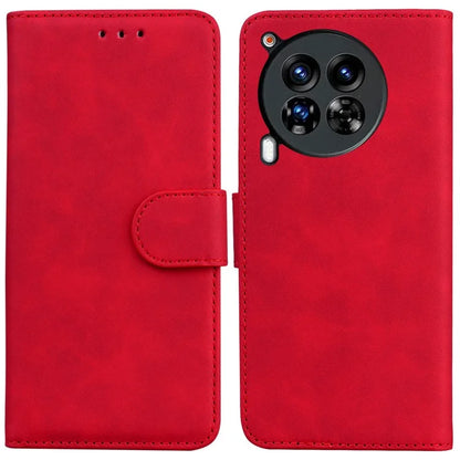 For TECNO Camon 30 Premier 5G Phone Case Solid Color Leather Phone Cover with Stand