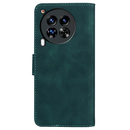 For TECNO Camon 30 Premier 5G Phone Case Solid Color Leather Phone Cover with Stand