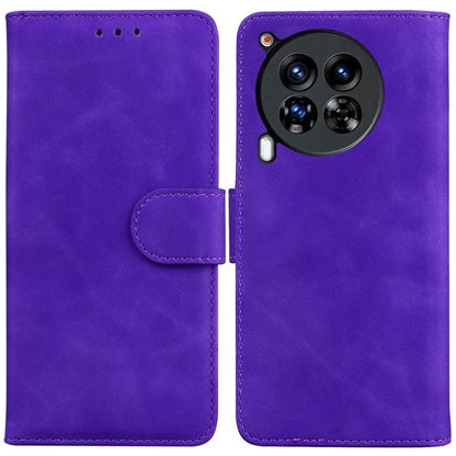 For TECNO Camon 30 Premier 5G Phone Case Solid Color Leather Phone Cover with Stand