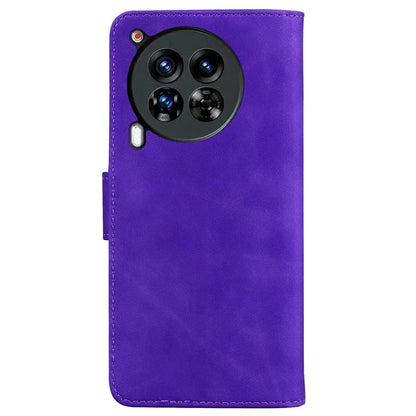 For TECNO Camon 30 Premier 5G Phone Case Solid Color Leather Phone Cover with Stand