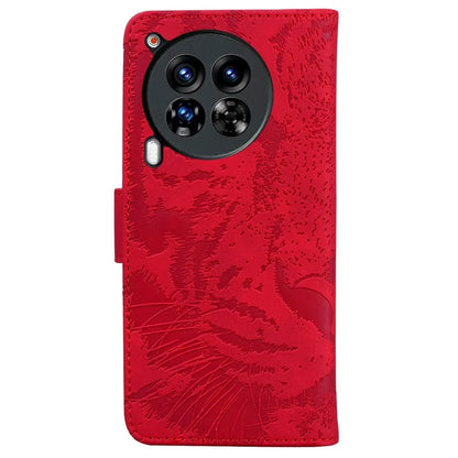 For TECNO Camon 30 Premier 5G Wallet Case Tiger Imprint Leather Protective Phone Cover