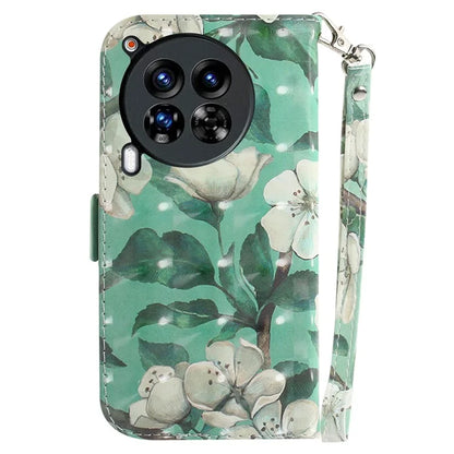 For TECNO Camon 30 Premier 5G Case Pattern Print PU Leather Wallet Phone Cover