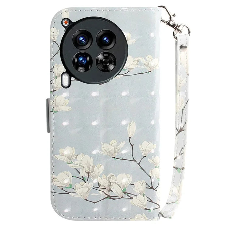 For TECNO Camon 30 Premier 5G Case Pattern Print PU Leather Wallet Phone Cover