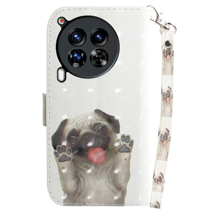 For TECNO Camon 30 Premier 5G Case Pattern Print PU Leather Wallet Phone Cover