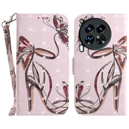For TECNO Camon 30 Premier 5G Case Pattern Print PU Leather Wallet Phone Cover