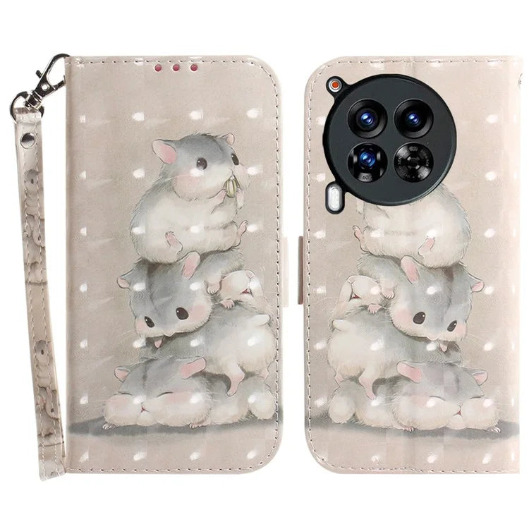 For TECNO Camon 30 Premier 5G Case Pattern Print PU Leather Wallet Phone Cover