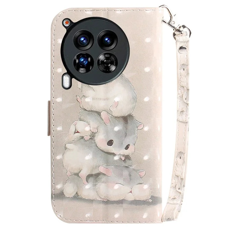 For TECNO Camon 30 Premier 5G Case Pattern Print PU Leather Wallet Phone Cover