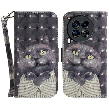 For TECNO Camon 30 Premier 5G Case Pattern Print PU Leather Wallet Phone Cover