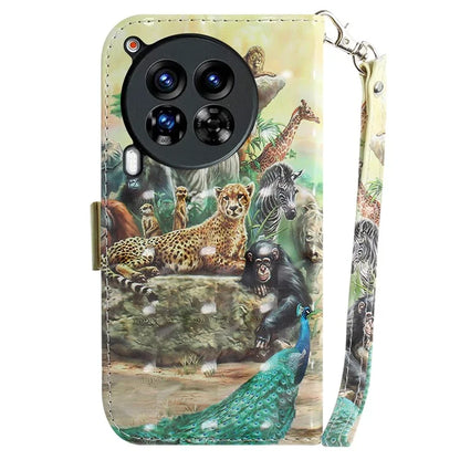 For TECNO Camon 30 Premier 5G Case Pattern Print PU Leather Wallet Phone Cover