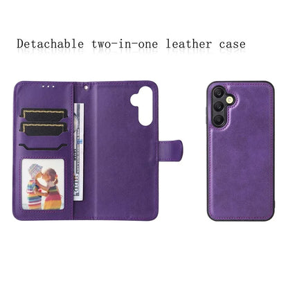 KT Leather Series-3 For Samsung Galaxy A25 5G (Global) (161.0 X 76.5 X 8.3mm) Case PU Leather Phone Cover Detachable Wallet
