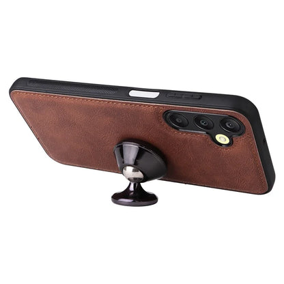 KT Leather Series-3 For Samsung Galaxy A25 5G (Global) (161.0 X 76.5 X 8.3mm) Case PU Leather Phone Cover Detachable Wallet
