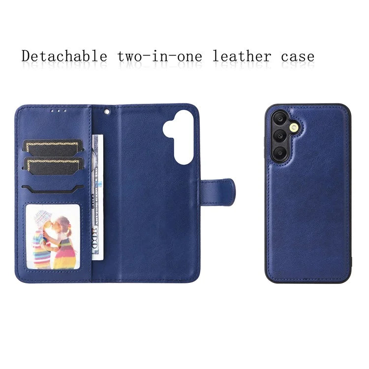 KT Leather Series-3 For Samsung Galaxy A25 5G (Global) (161.0 X 76.5 X 8.3mm) Case PU Leather Phone Cover Detachable Wallet