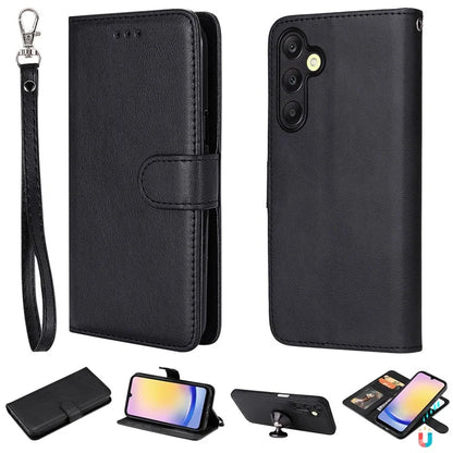 KT Leather Series-3 For Samsung Galaxy A25 5G (Global) (161.0 X 76.5 X 8.3mm) Case PU Leather Phone Cover Detachable Wallet