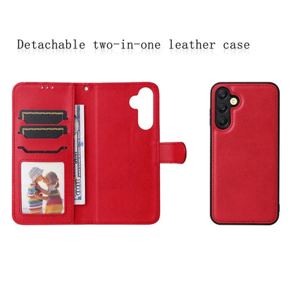 KT Leather Series-3 For Samsung Galaxy A25 5G (Global) (161.0 X 76.5 X 8.3mm) Case PU Leather Phone Cover Detachable Wallet