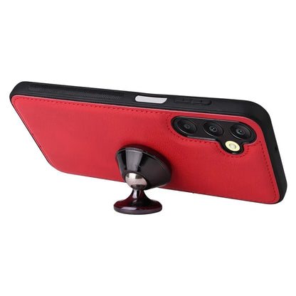 KT Leather Series-3 For Samsung Galaxy A25 5G (Global) (161.0 X 76.5 X 8.3mm) Case PU Leather Phone Cover Detachable Wallet