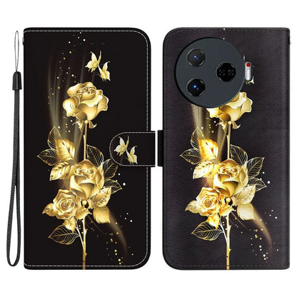 For TECNO Camon 30 Pro 5G Wallet Case Pattern Print Leather Stand Phone Cover