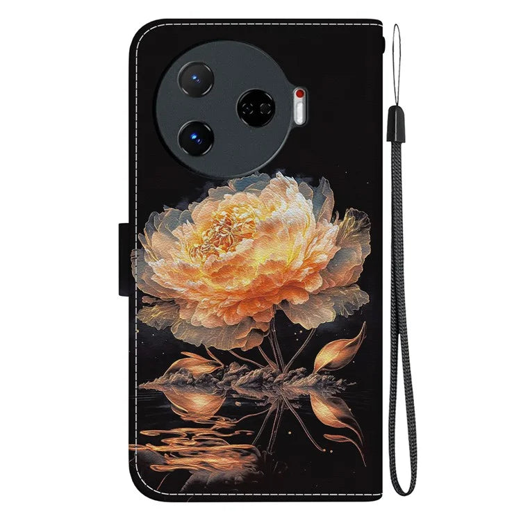 For TECNO Camon 30 Pro 5G Wallet Case Pattern Print Leather Stand Phone Cover