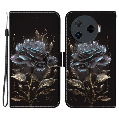 For TECNO Camon 30 Pro 5G Wallet Case Pattern Print Leather Stand Phone Cover