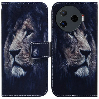 For TECNO Camon 30 Pro 5G Case Pattern Print Anti-Fall PU Leather Flip Wallet Phone Cover