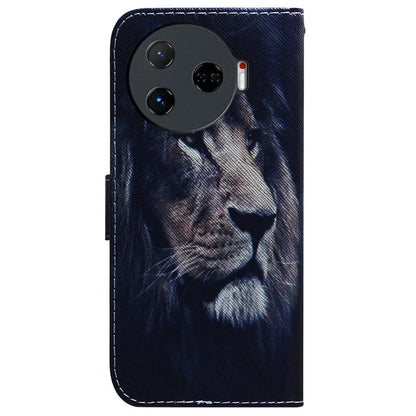 For TECNO Camon 30 Pro 5G Case Pattern Print Anti-Fall PU Leather Flip Wallet Phone Cover