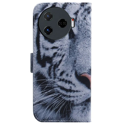 For TECNO Camon 30 Pro 5G Case Pattern Print Anti-Fall PU Leather Flip Wallet Phone Cover