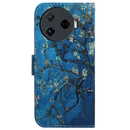 For TECNO Camon 30 Pro 5G Case Pattern Print Anti-Fall PU Leather Flip Wallet Phone Cover