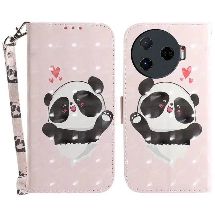 For TECNO Camon 30 Pro 5G Wallet Case Pattern Print PU Leather Stand Phone Cover