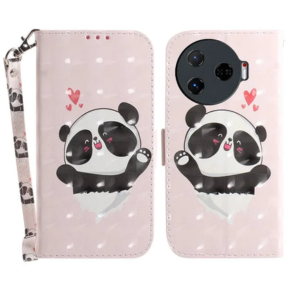 For TECNO Camon 30 Pro 5G Wallet Case Pattern Print PU Leather Stand Phone Cover