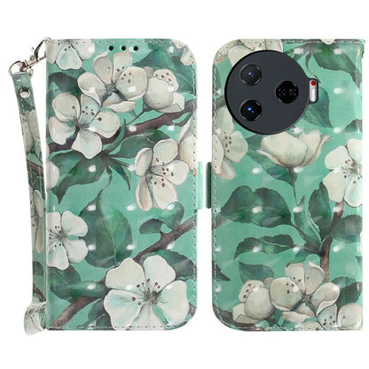 For TECNO Camon 30 Pro 5G Wallet Case Pattern Print PU Leather Stand Phone Cover