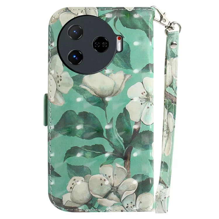 For TECNO Camon 30 Pro 5G Wallet Case Pattern Print PU Leather Stand Phone Cover