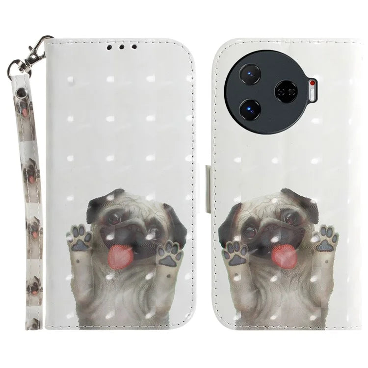For TECNO Camon 30 Pro 5G Wallet Case Pattern Print PU Leather Stand Phone Cover