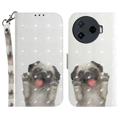 For TECNO Camon 30 Pro 5G Wallet Case Pattern Print PU Leather Stand Phone Cover