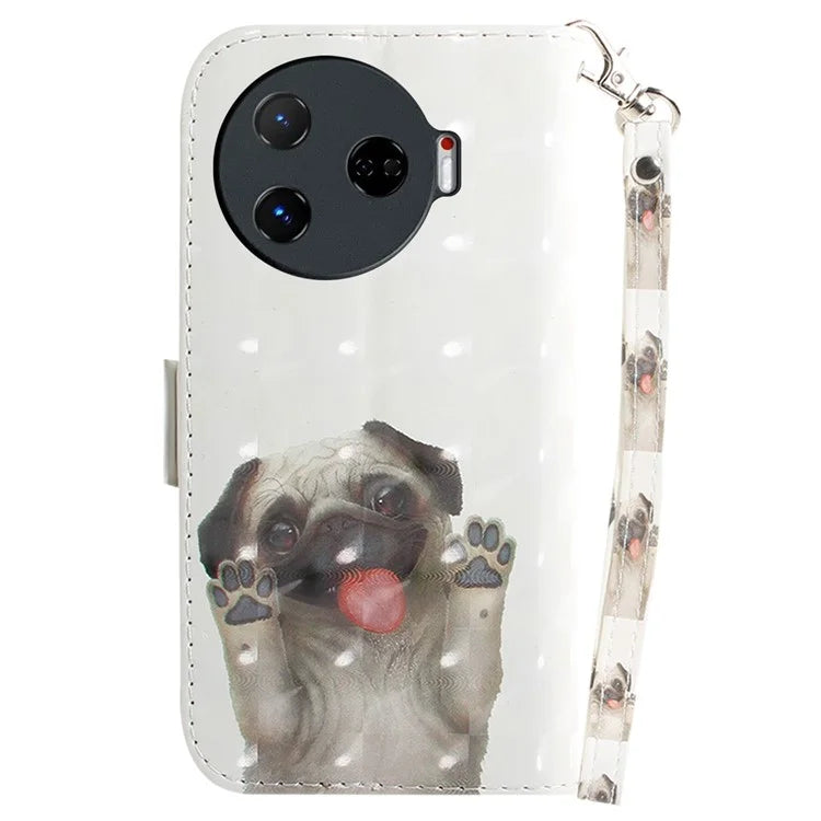 For TECNO Camon 30 Pro 5G Wallet Case Pattern Print PU Leather Stand Phone Cover
