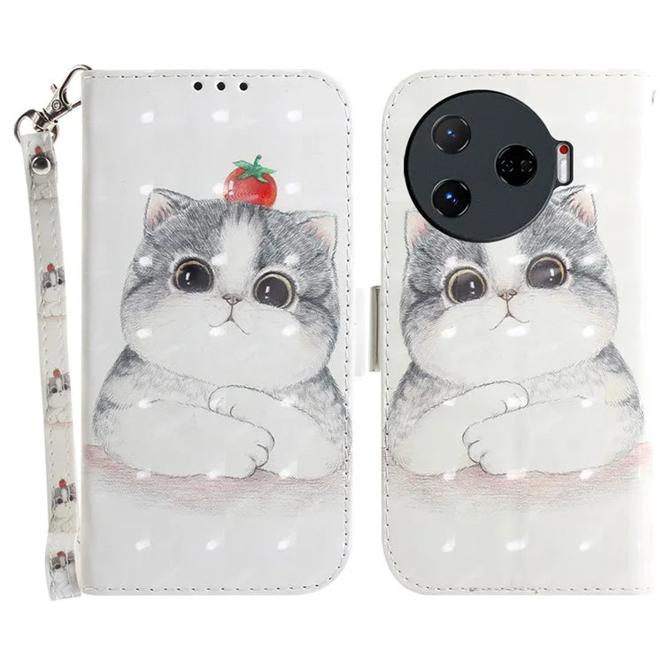 For TECNO Camon 30 Pro 5G Wallet Case Pattern Print PU Leather Stand Phone Cover