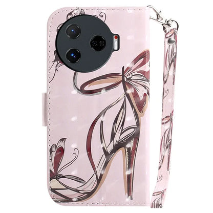 For TECNO Camon 30 Pro 5G Wallet Case Pattern Print PU Leather Stand Phone Cover