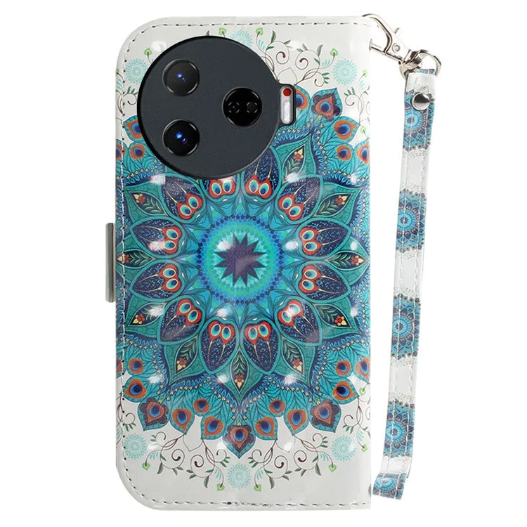 For TECNO Camon 30 Pro 5G Wallet Case Pattern Print PU Leather Stand Phone Cover