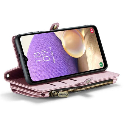 CASEME C36 Series For Samsung Galaxy A32 5G / M32 5G Phone Case PU Leather Wallet Stand Cover with 2 Straps