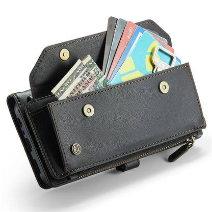 CASEME C36 Series For Samsung Galaxy A32 5G / M32 5G Phone Case PU Leather Wallet Stand Cover with 2 Straps