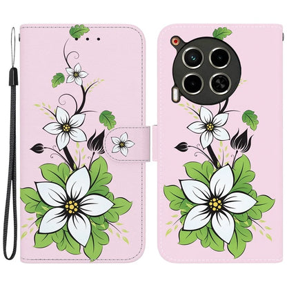 For TECNO Camon 30 4G / 30 5G Stand Case Pattern Print Leather Wallet Phone Cover