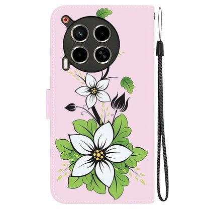 For TECNO Camon 30 4G / 30 5G Stand Case Pattern Print Leather Wallet Phone Cover