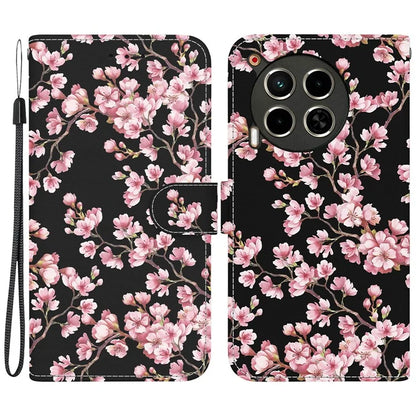 For TECNO Camon 30 4G / 30 5G Stand Case Pattern Print Leather Wallet Phone Cover