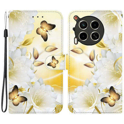 For TECNO Camon 30 4G / 30 5G Stand Case Pattern Print Leather Wallet Phone Cover