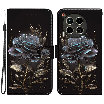 For TECNO Camon 30 4G / 30 5G Stand Case Pattern Print Leather Wallet Phone Cover