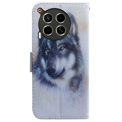 For TECNO Camon 30 4G / 30 5G Case Pattern Print Anti-Drop PU Leather Wallet Phone Cover