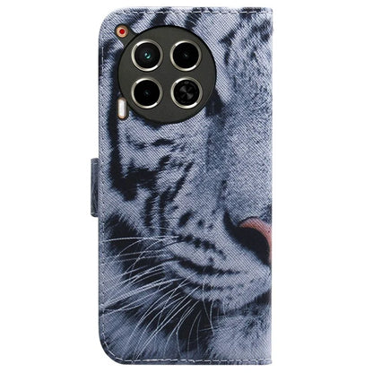 For TECNO Camon 30 4G / 30 5G Case Pattern Print Anti-Drop PU Leather Wallet Phone Cover